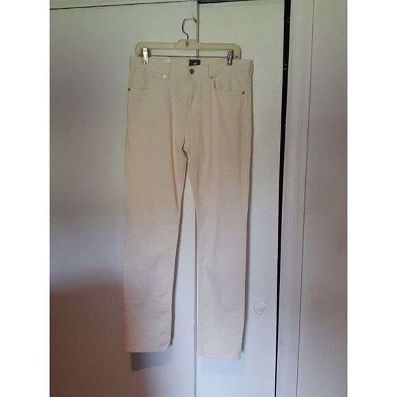 H&M white summer jeans size 31 new nwt denim pants m l 8 10 12 - Picture 3 of 10